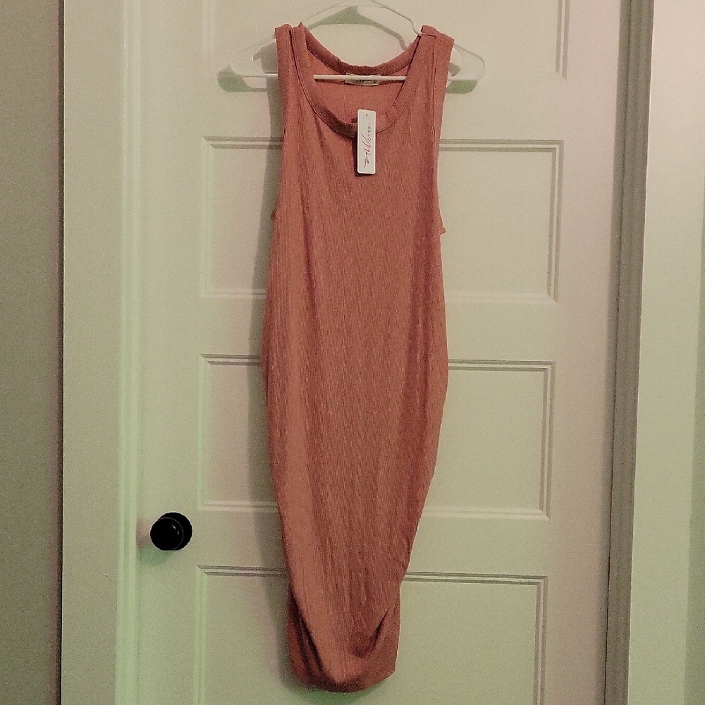 Hello MIZ Sleeveless Midi Dress  Nwts